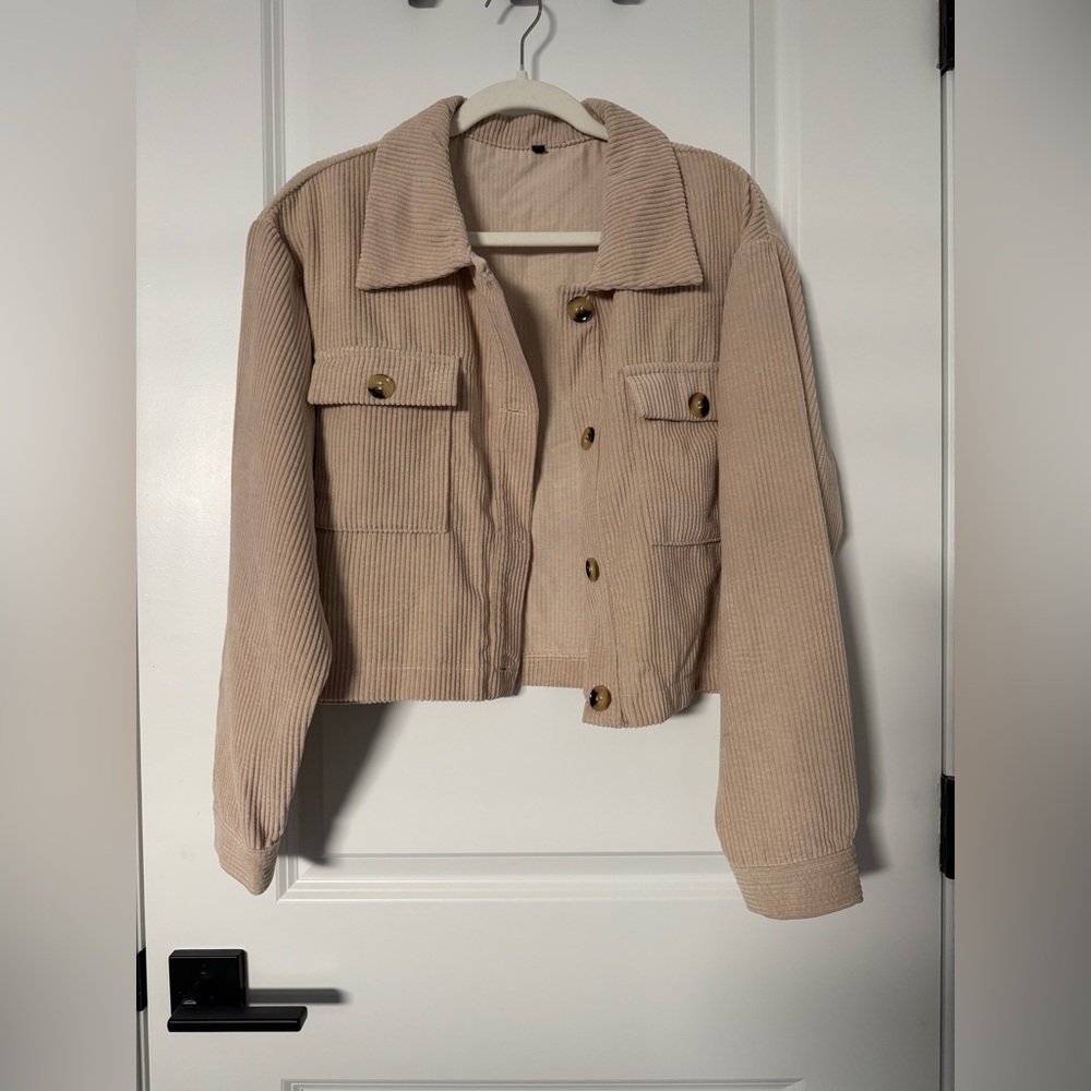 cropped shacket